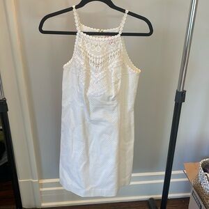 Lilly Pulitzer White Halter Dress